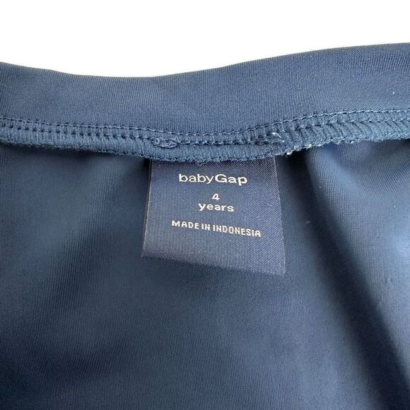 Baby Gap Blue Rash Guard size 4 Zip Front - Picture 3 of 6